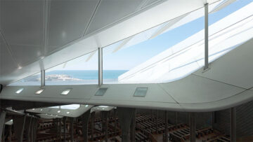 1 Bibliotheca alexandria – pan shot and sea
